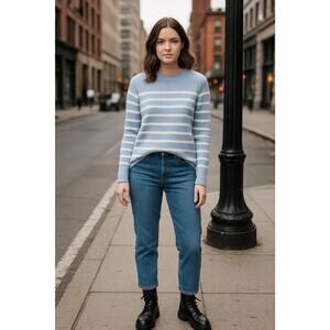 3 for $9 Gap Knit Blue and White steiped sweater XS